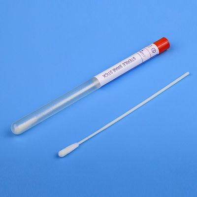 CM-FS913 Nylonowe wymazówki flokowane z długą rurką / plastikową torbą Wymaz DNA do pobierania próbek
