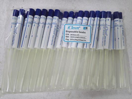 Wymazy policzkowe z flokowanym DNA do pobierania próbek sterylnego wacika transportowego z włókna nylonowego z probówką