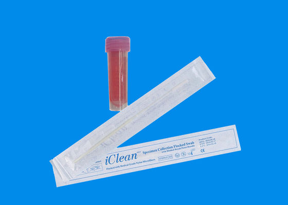 Wirus Stick Flocked Iclean Jednorazowe waciki Vtm Zestawy z wymazem z nosa