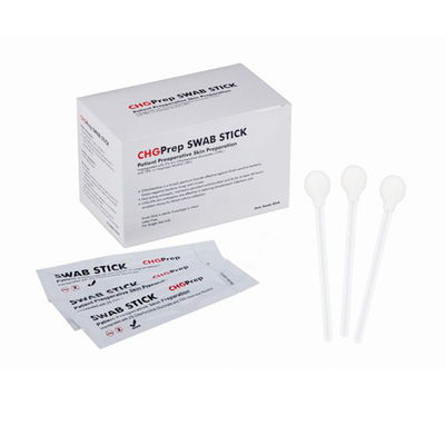 6ml CHG Swab Sticks 70% Alkohol i 2% CHG Antyseptyczny wacik piankowy do przygotowywania skóry